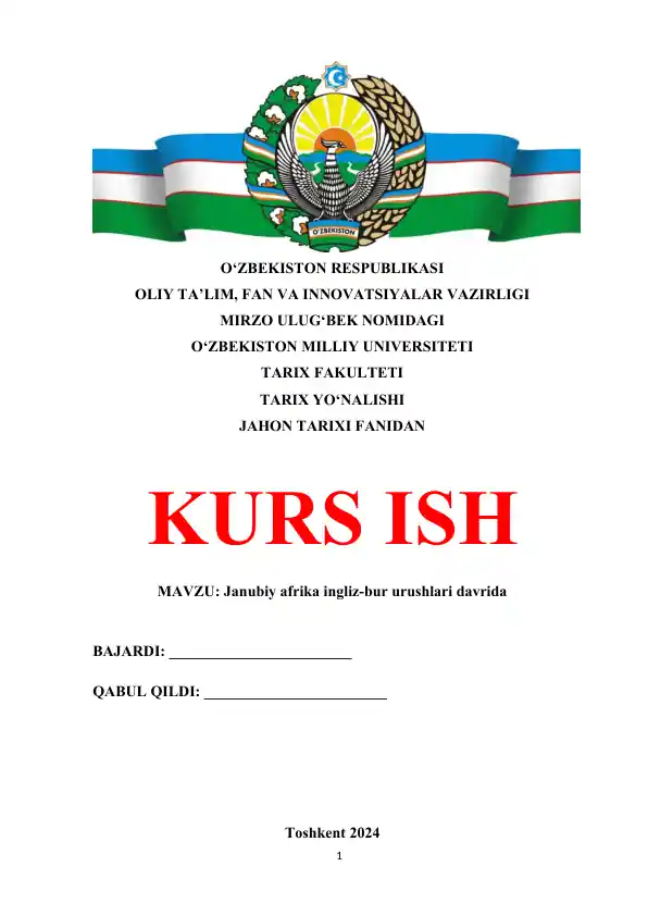 Janubiy Afrika Ingliz-Bur Urushlari Davrida