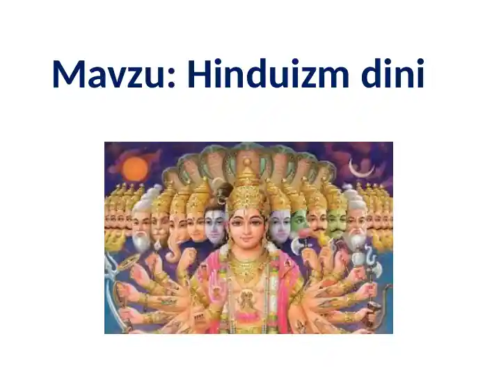 Hinduizm dini