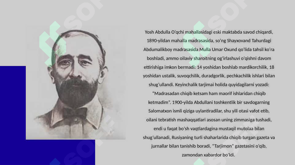 ABDULLA AVLONIY ASARLARIDA TA’LIM-TARBIYA MASALALARINING YORITILISHI