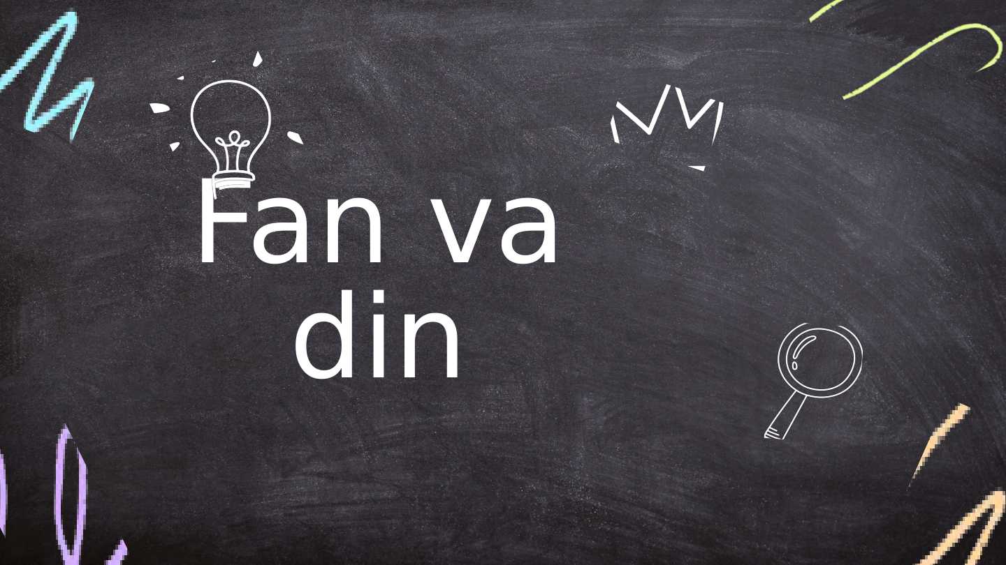 Fan va din