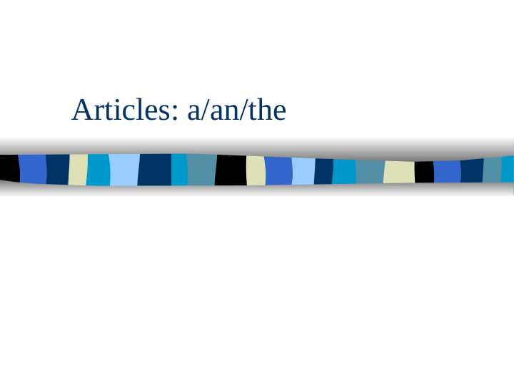 Articles