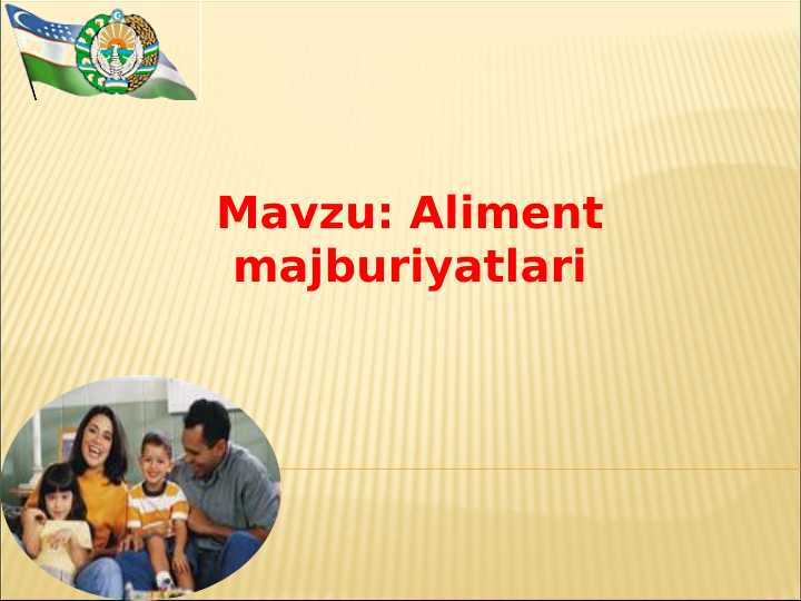 Aliment majburiyatlari