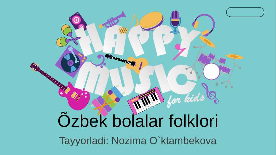 Õzbek bolalar folklori