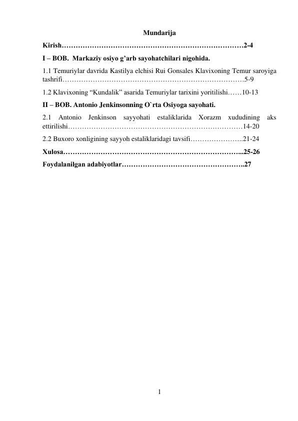 Markaziy osiyo g’arb sayohatchilari nigohida