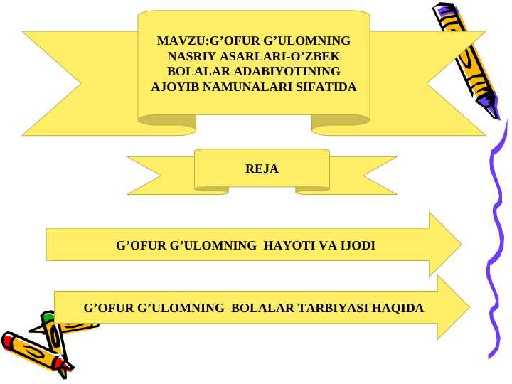 G’OFUR G’ULOMNING NASRIY ASARLARI-O’ZBEK BOLALAR ADABIYOTINING AJOYIB NAMUNALARI SIFATIDA