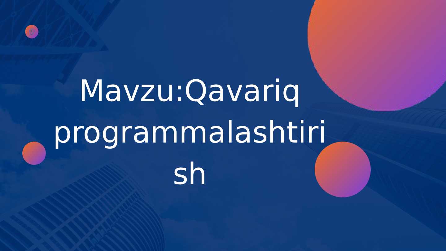 Qavariq programmalashtirish iqtisodiyot