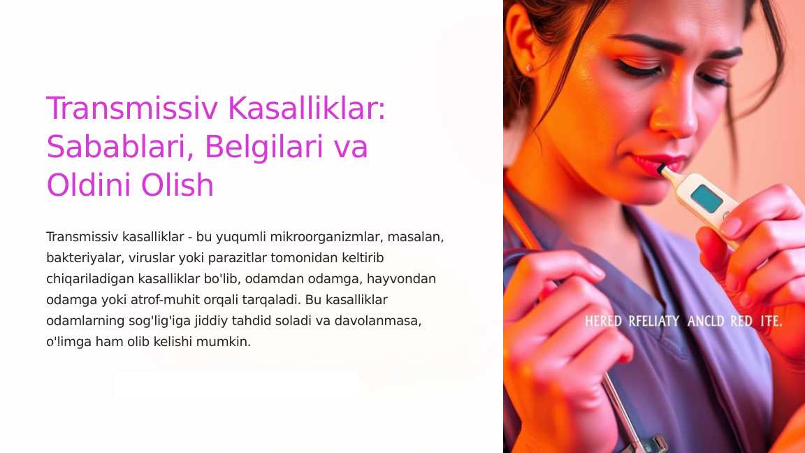 Transmissiv kasalliklar