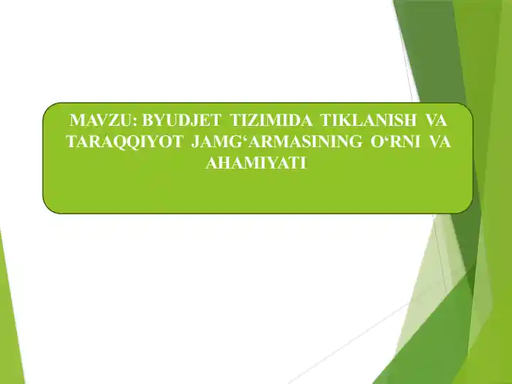 Tiklanish va Taraqqiyot Jamg‘armasi