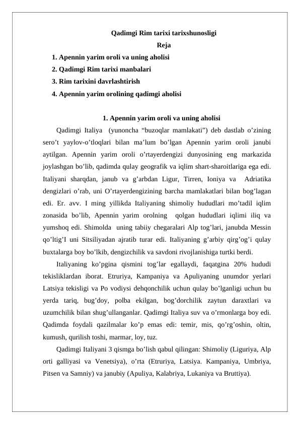 Qadimgi Rim tarixi tarixshunosligi   24