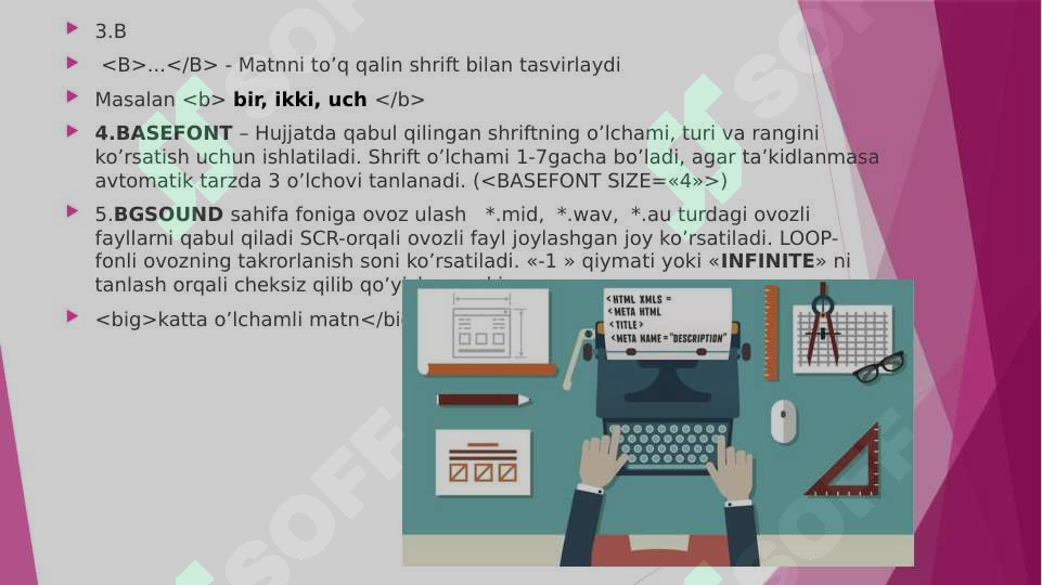 HTML gipermatni haqida ma’lumot