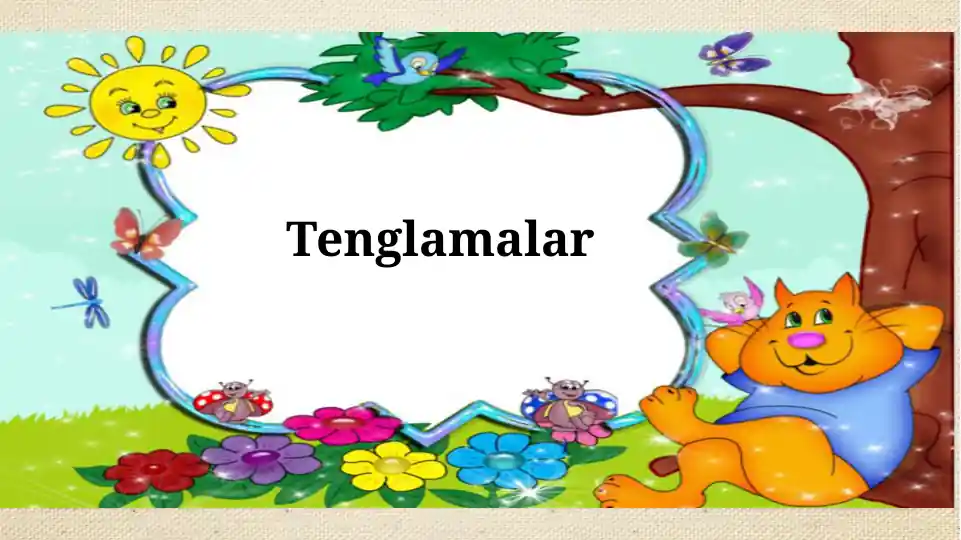 Tenglamalar