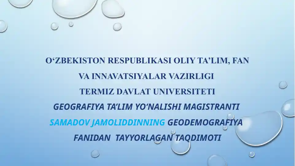 Chexiya, Italiya va Bolgariya taqdimot