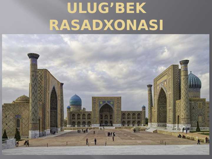 Ulug’bek rasadxonasi