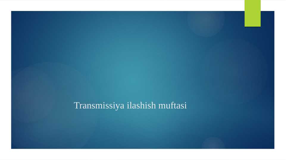 Transmissiya ilashish muftasi