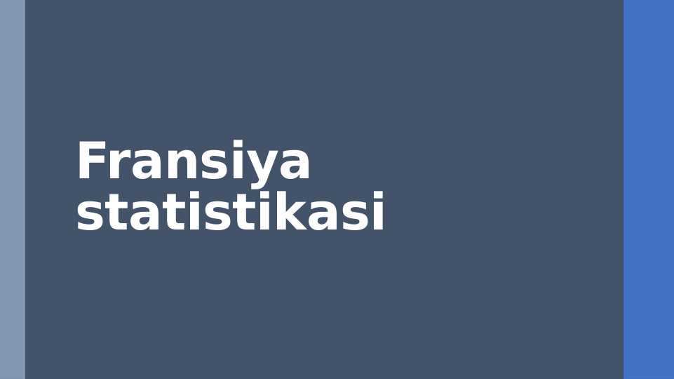 Fransiya statistikasi