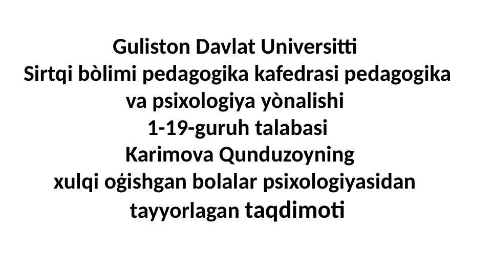 Delinkvent  xulq TOBE XULQ