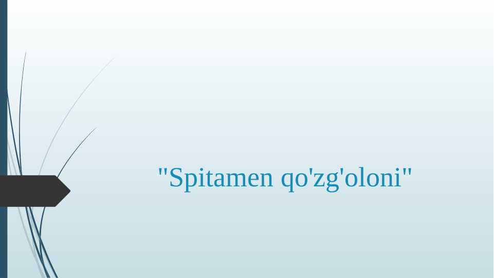 Spitamen qo'zg'oloni