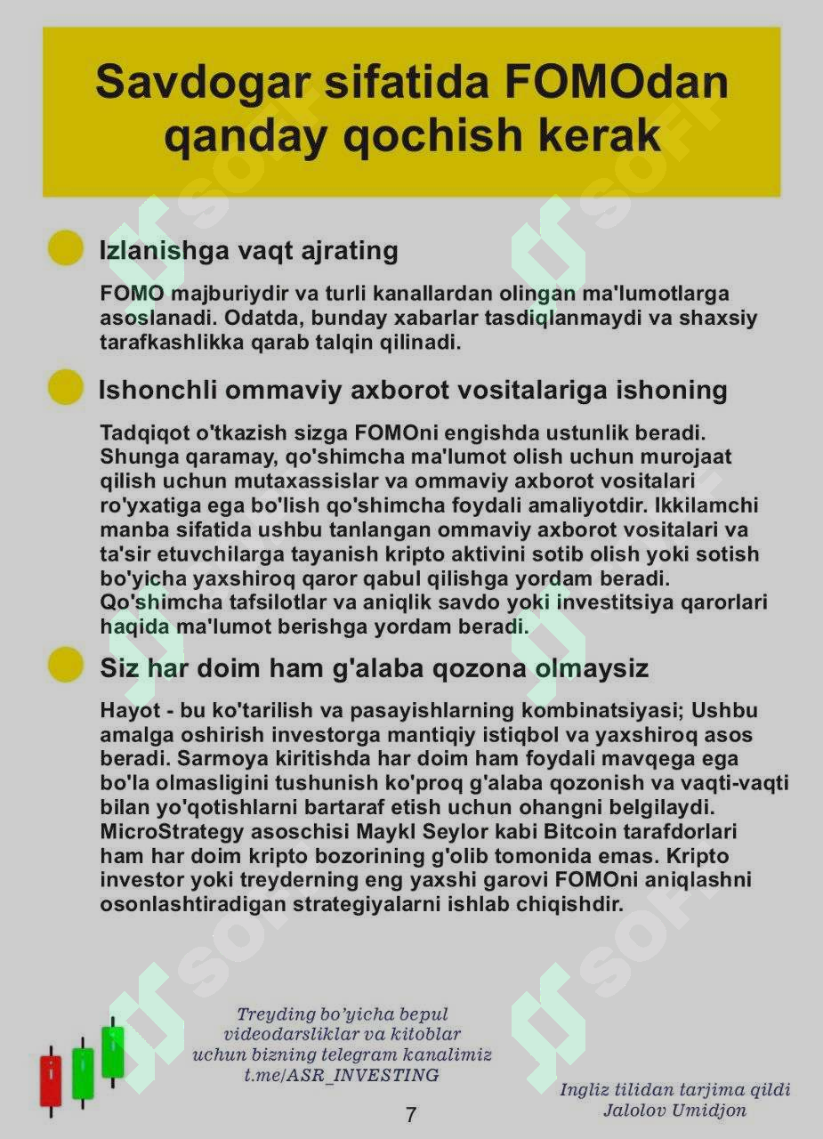 Trading book (o'zbek tilida)