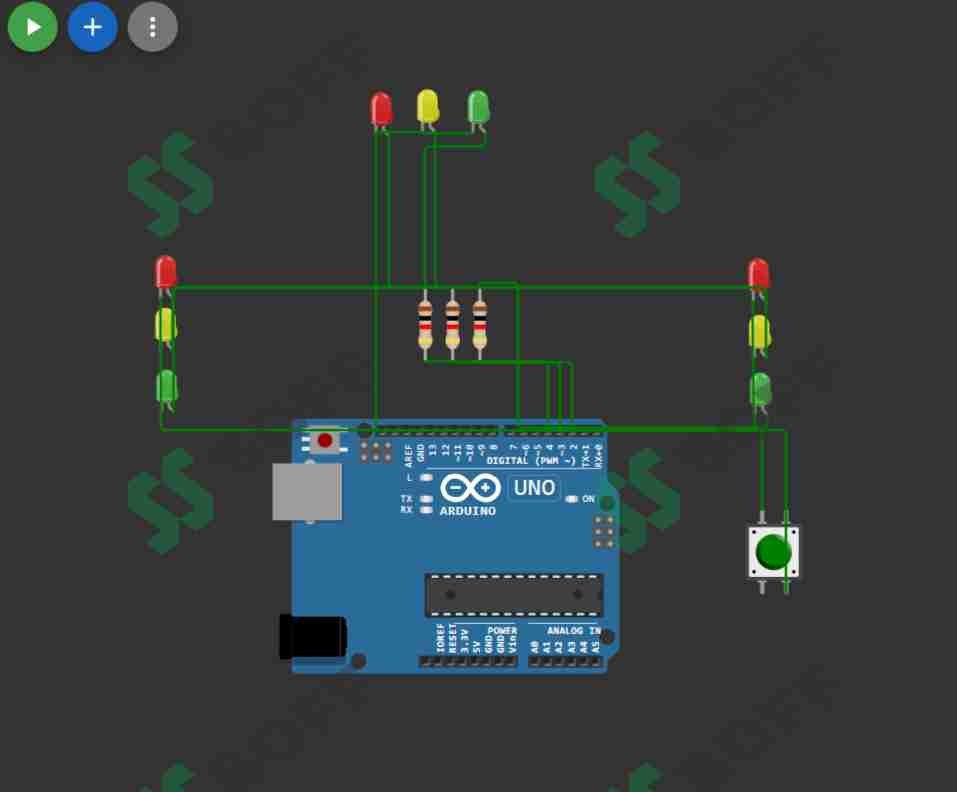 Uch tomonlama svetafor loyihasini yaratish