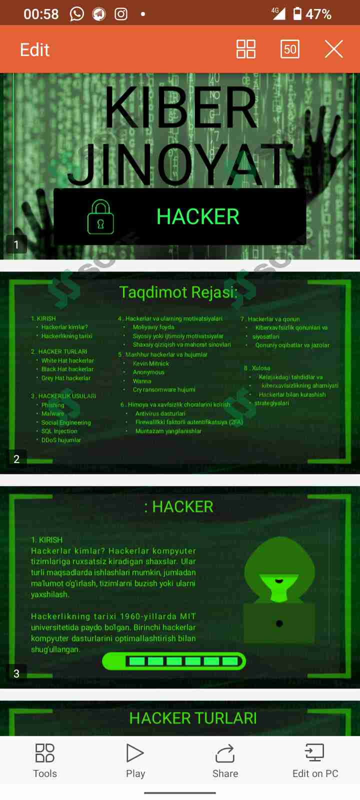 Kiber jinoyat va Hacker