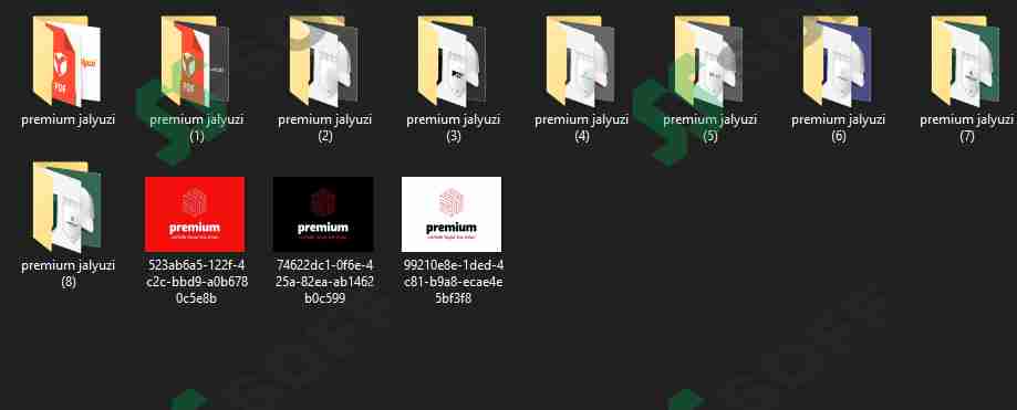 Premium jalyuzi brendi uchun logotip