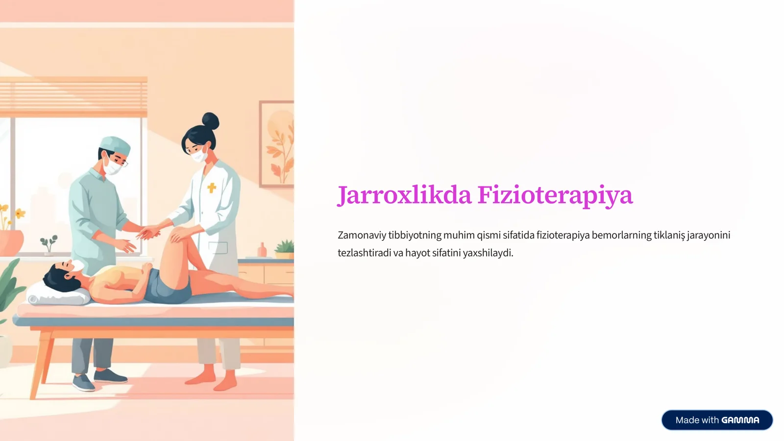 Jarroxlikda Fizioterapiya