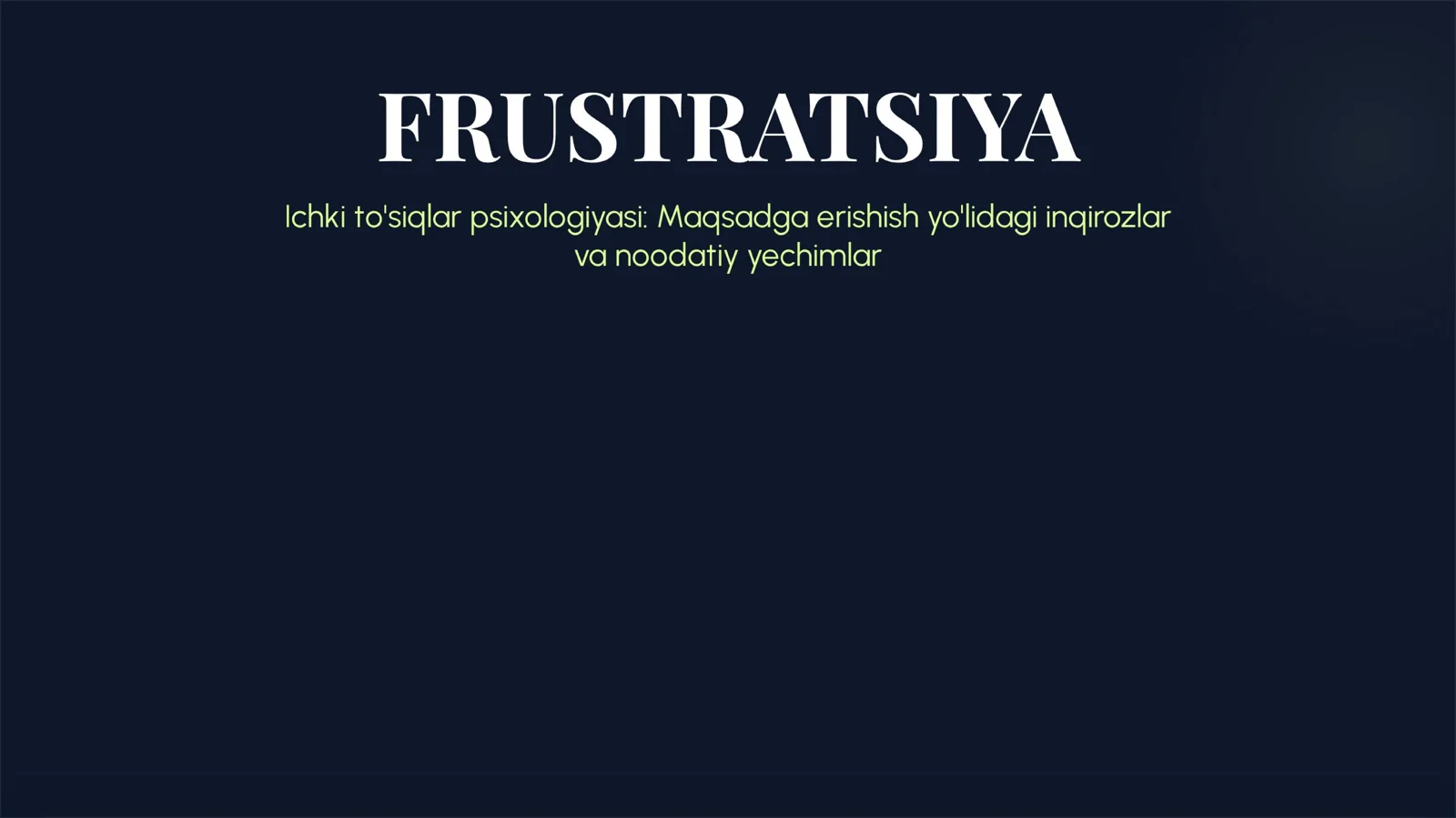 Frustrasiya