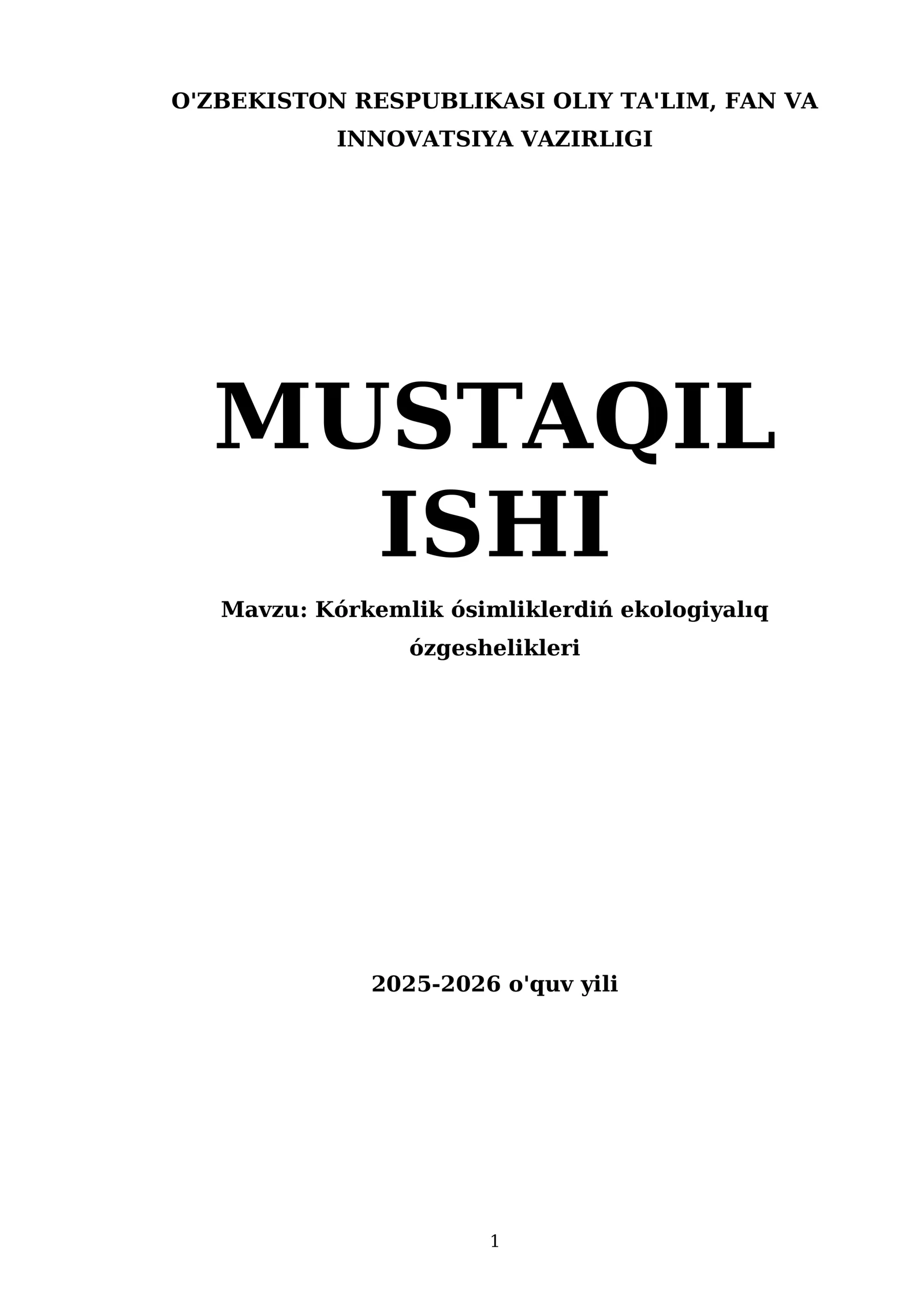 Kórkemlik ósimliklerdiń ekologiyalıq ózgeshelikleri