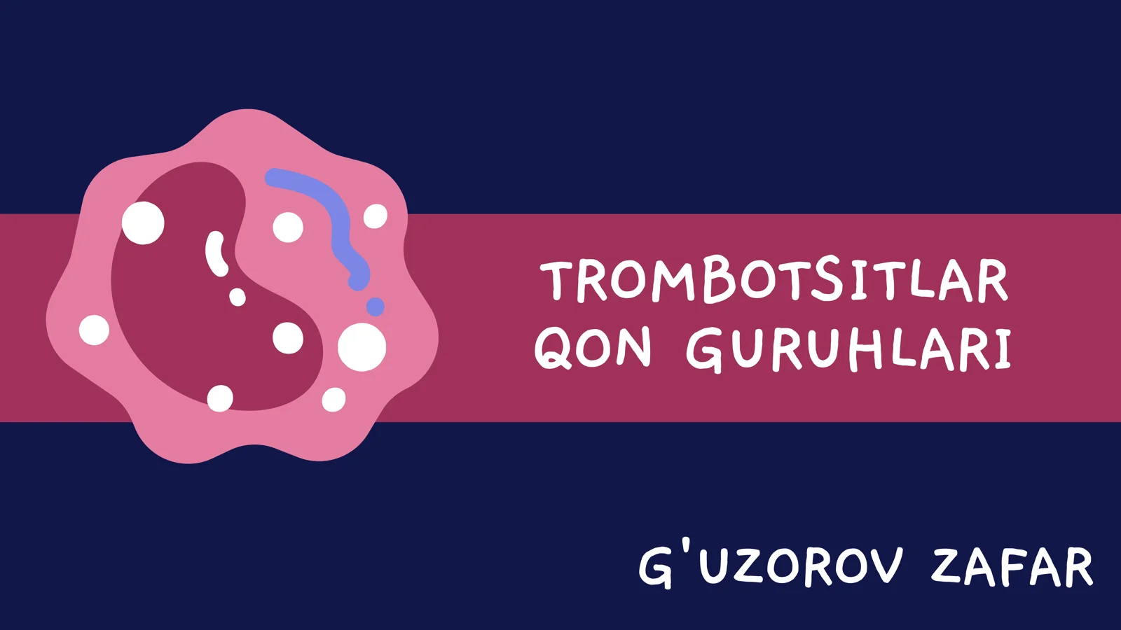 Trombatsitlar fiziologiyasi
