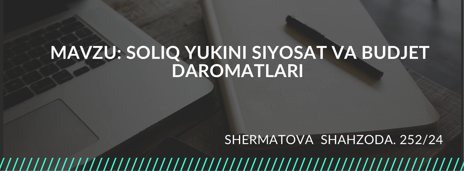 SOLIQ YUKI VA BUDJET DAROMATLARI