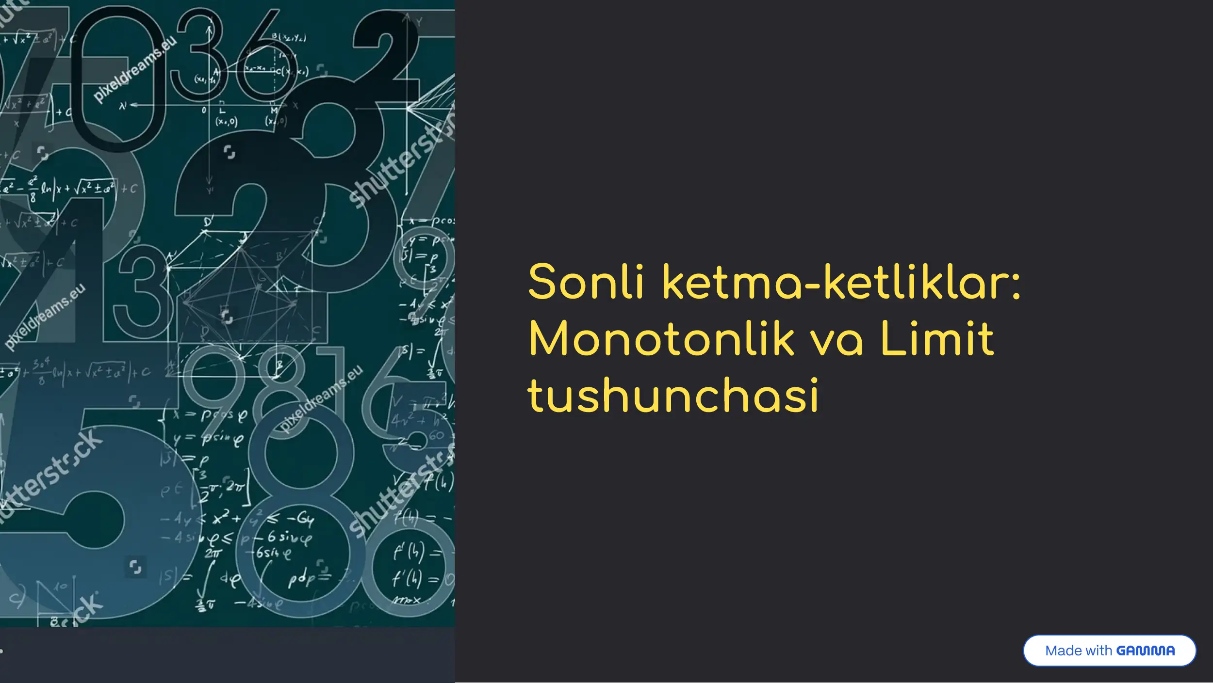Monotonlik va Limit