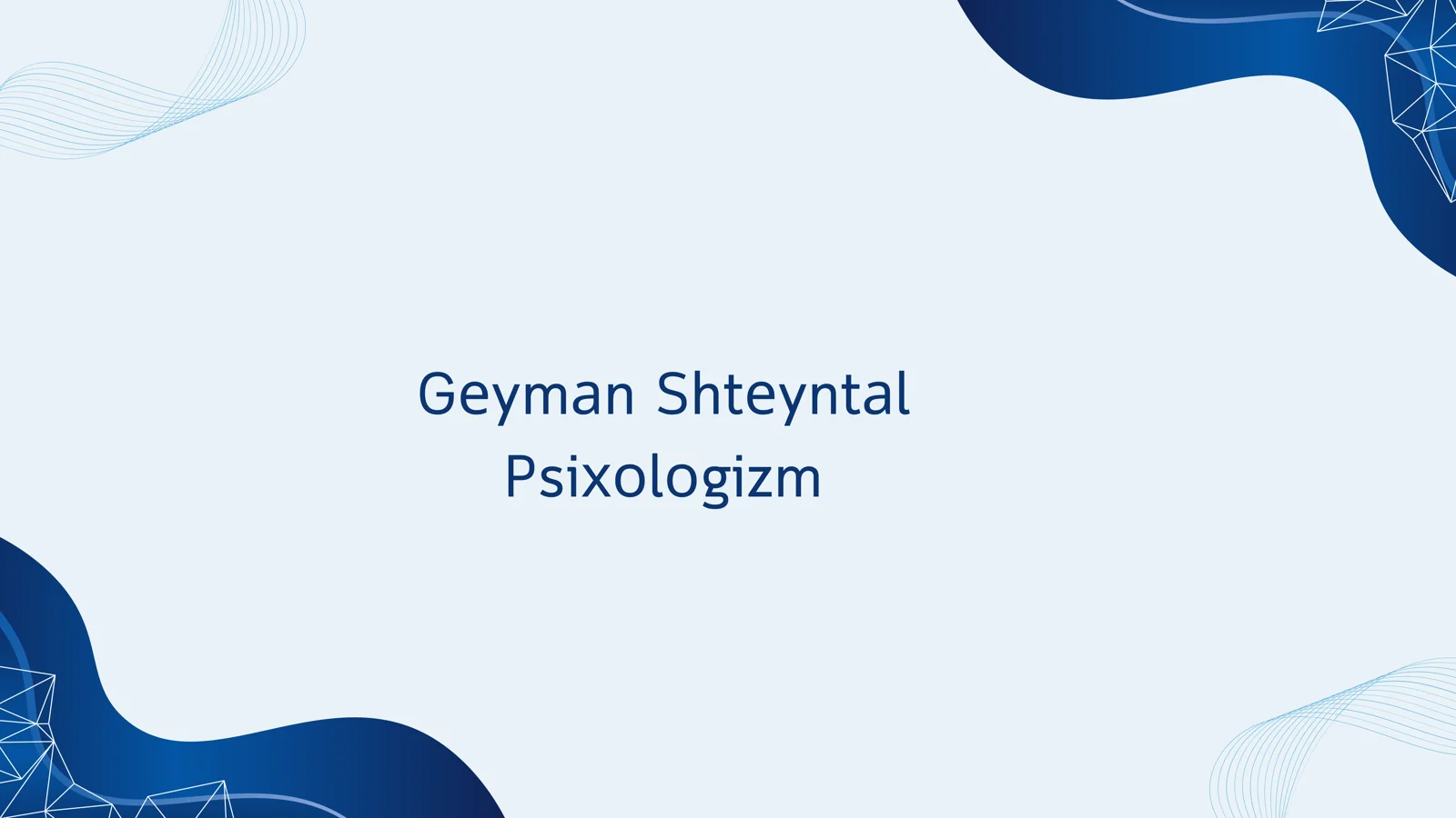 Psiхоlоgizm