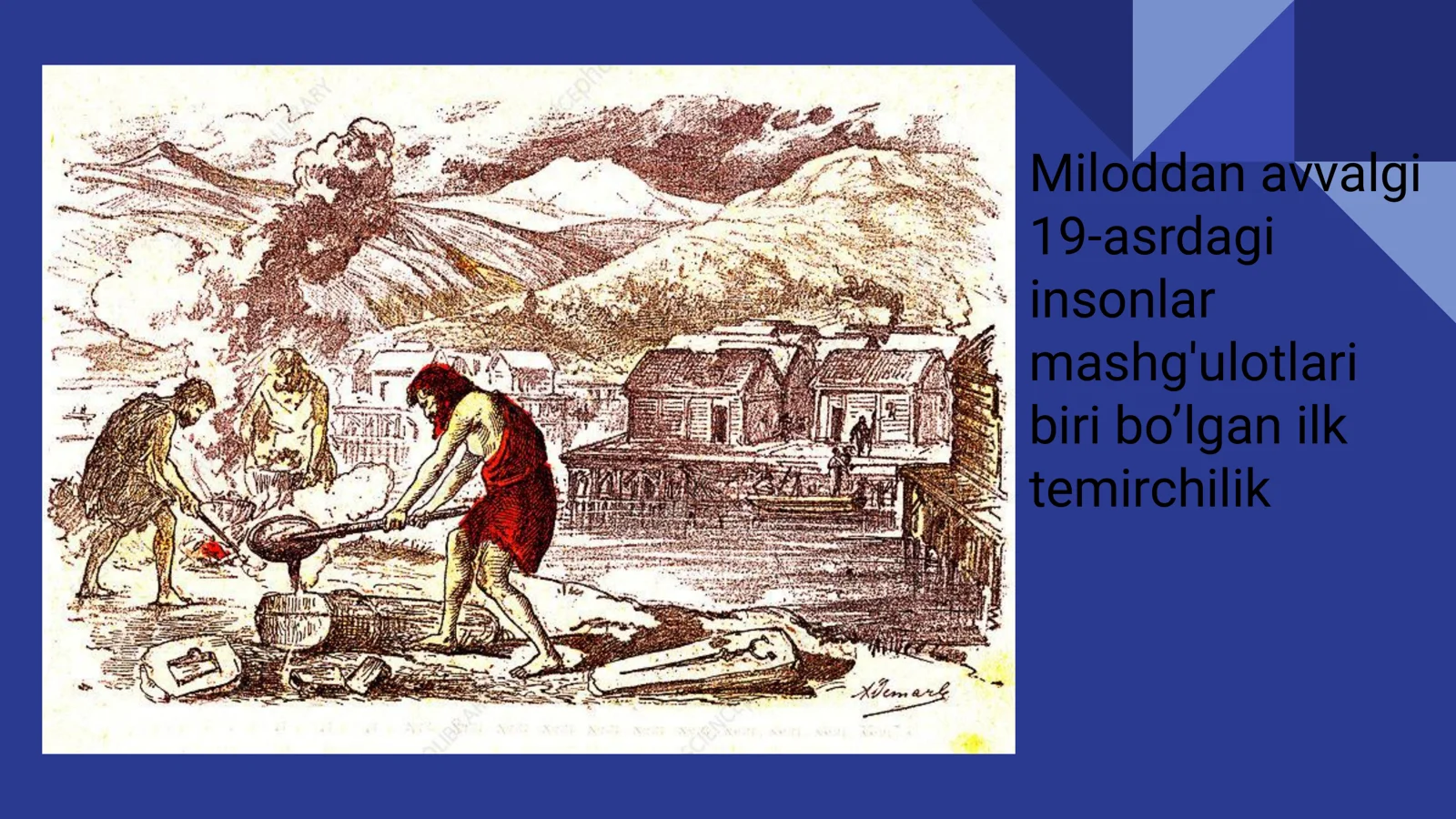 Miloddan avvalgi 19-asrdagi insonlar mashg'ulotlari