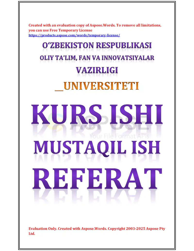 A. Temur va Temuriylar davri renessansi