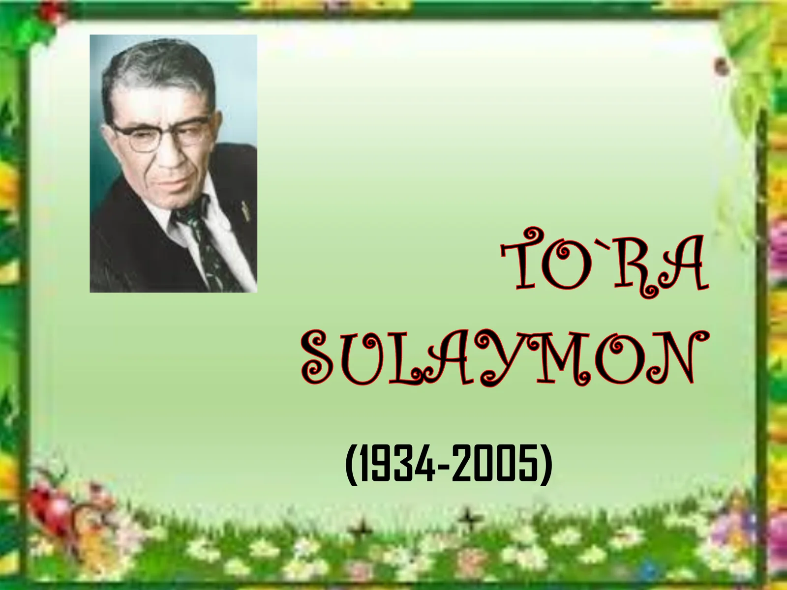 To‘ra Sulaymon