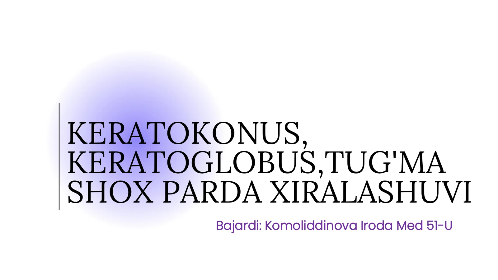 SHOX PARDA ANOMALIYALARI