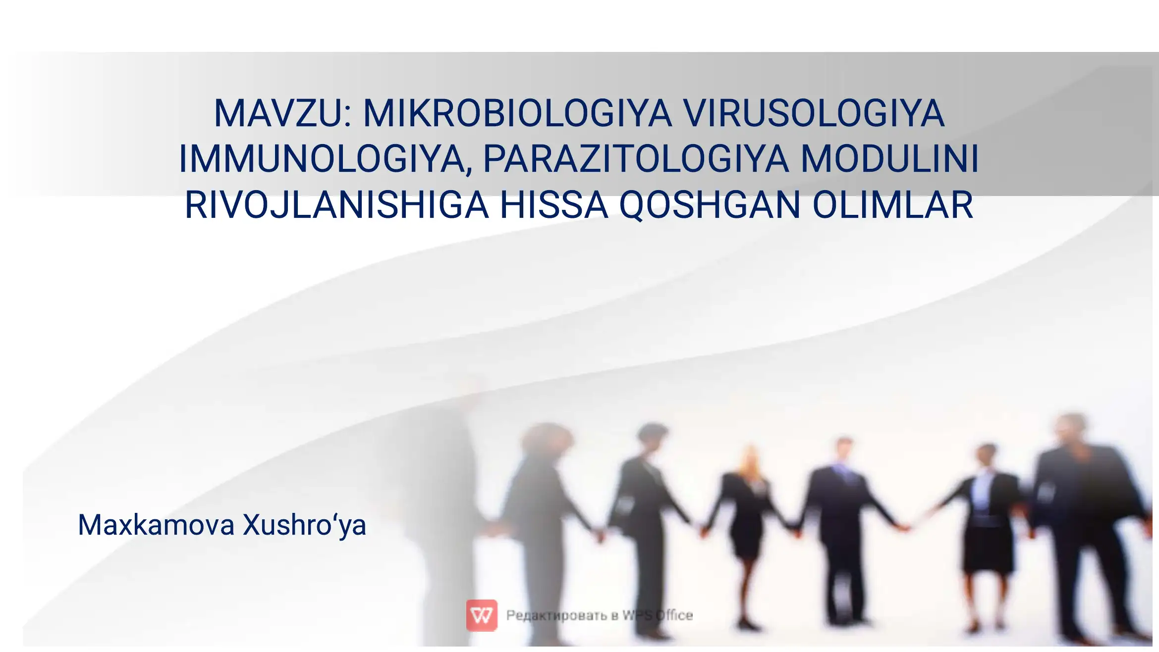 MIKROBIOLOGIYA VIRUSOLOGIYA
