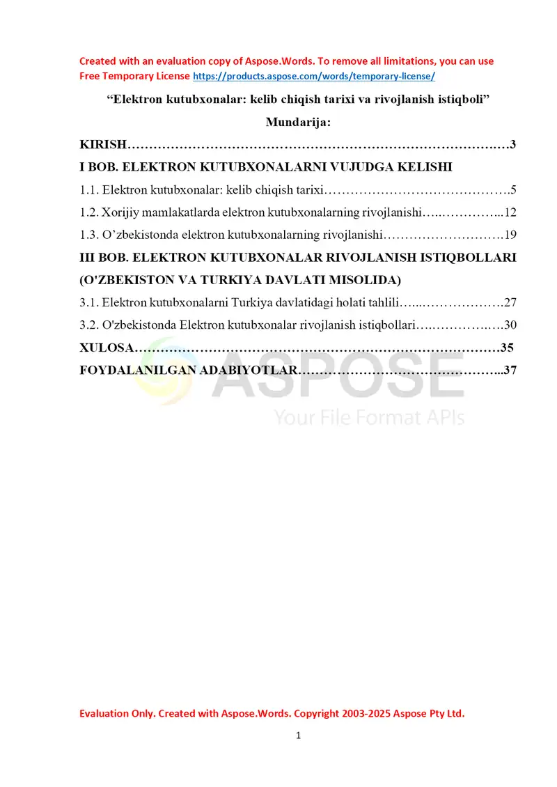 Elektron kutubxonalar: kelib chiqish tarixi va rivojlanish istiqboli