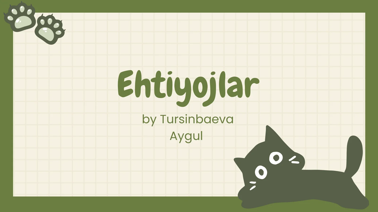 Ehtiyojlar