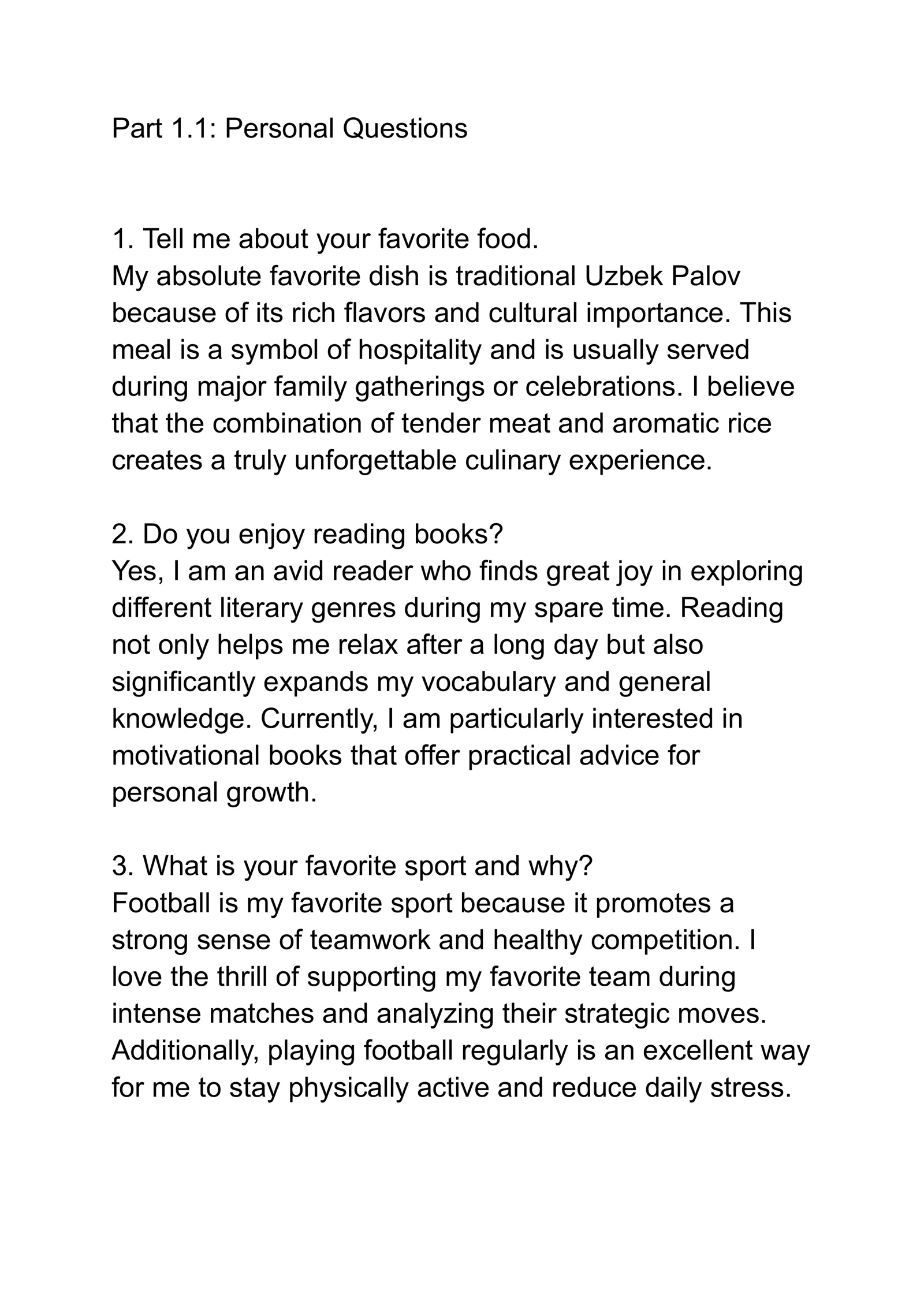 Tell me about your favorite food