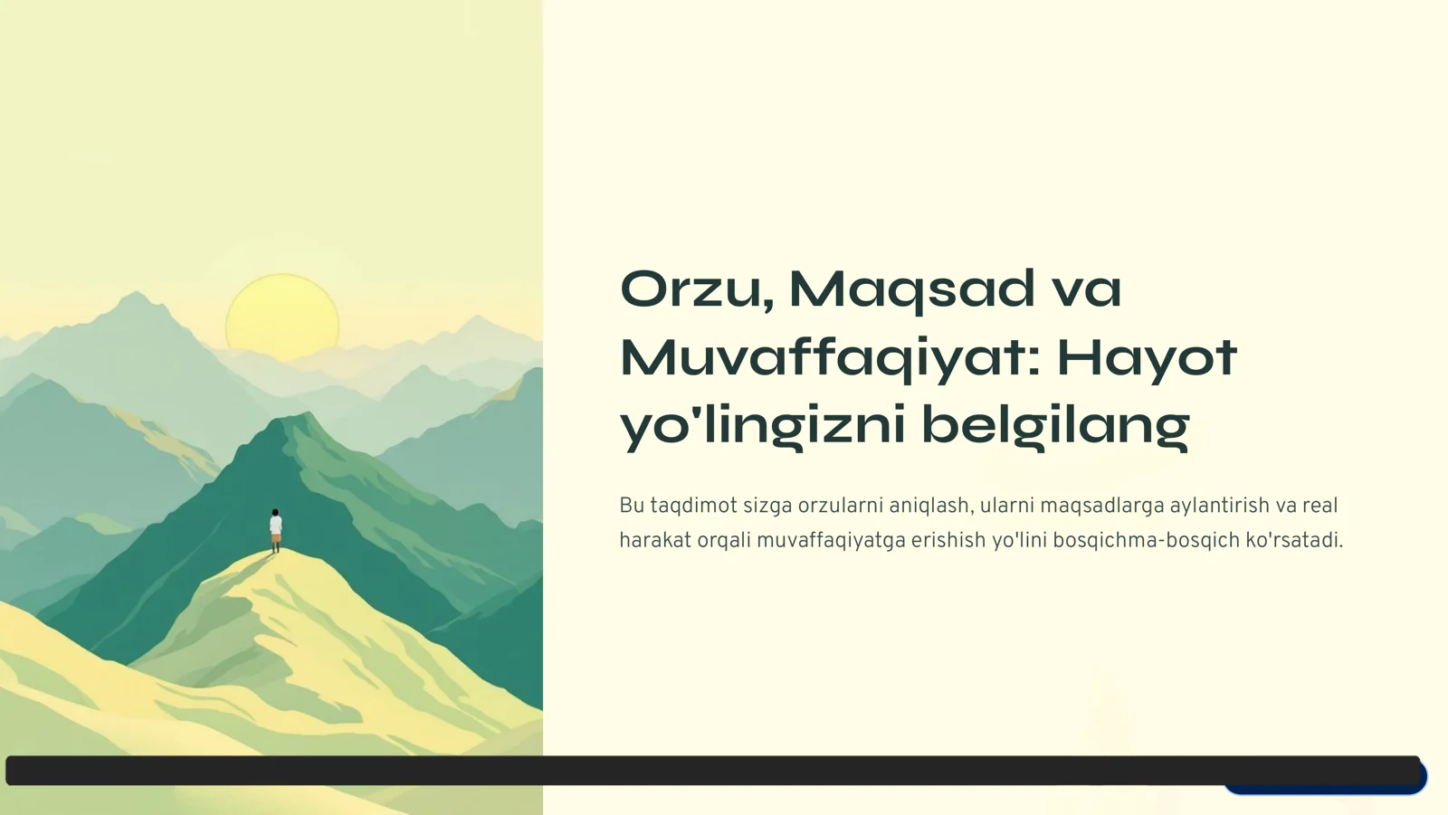 Orzu, Maqsad va Muvaffaqiyat: Hayot