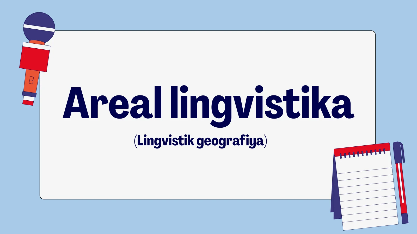 Areal lingvistika (Lingvistik geografiya)