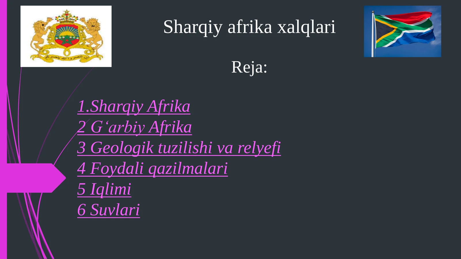 Afrikaning jismoniy xaritasi