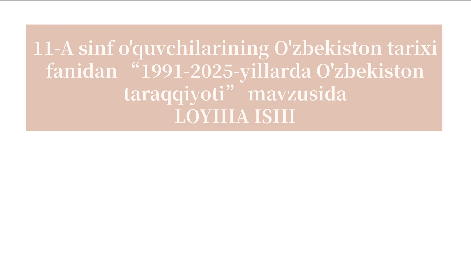 1991-2025-yillarda O'zbekiston taraqqiyoti