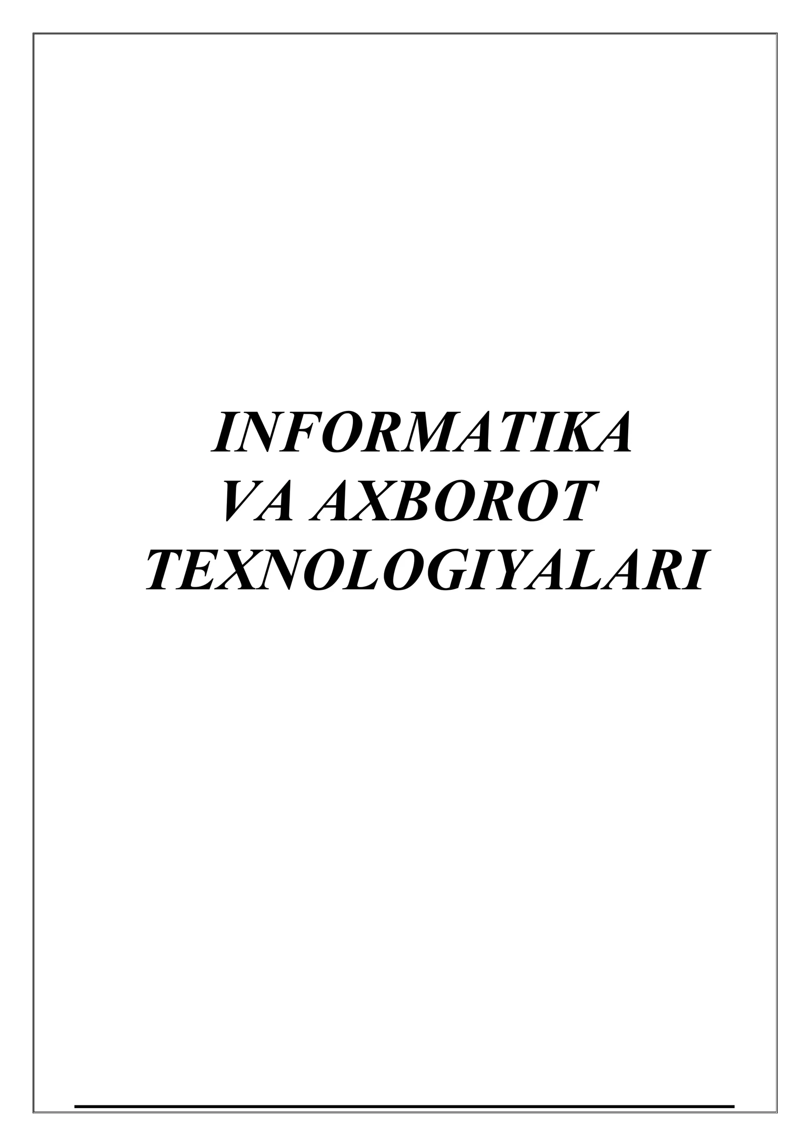 Informatika