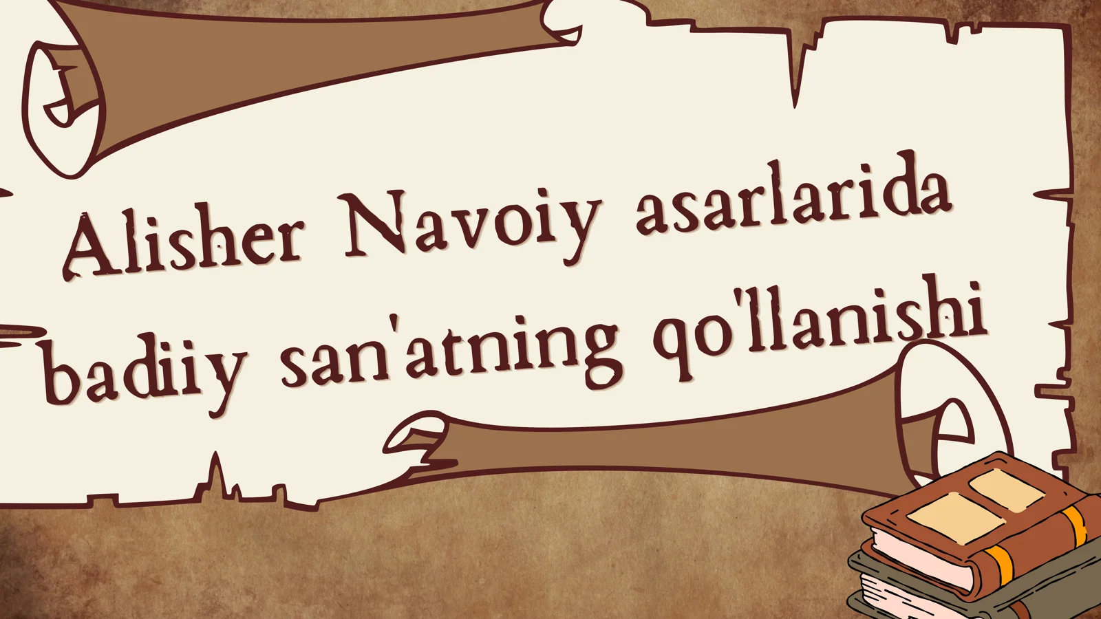 Alisher Navoiy asarlarida badiiy san'atning qo'llanishi