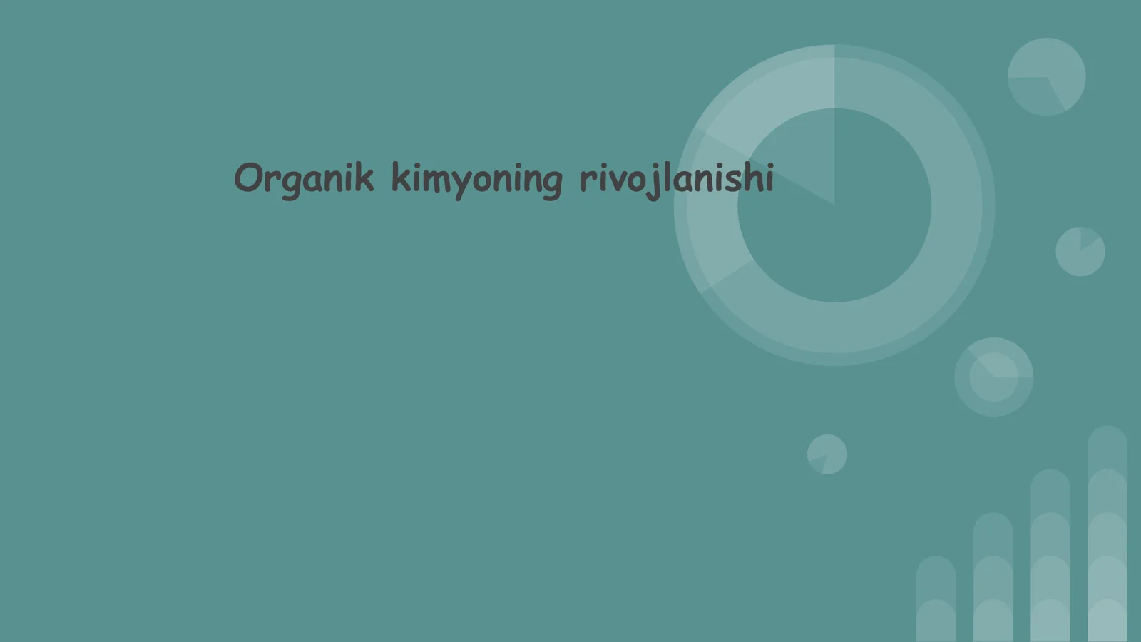 Organik kimyoning rivojlanishi