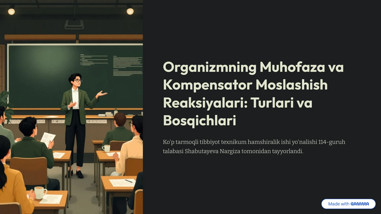 Organizmning Muhofaza va Kompensator Moslashish Reaksiyalari: Turlari va Bosqichlari