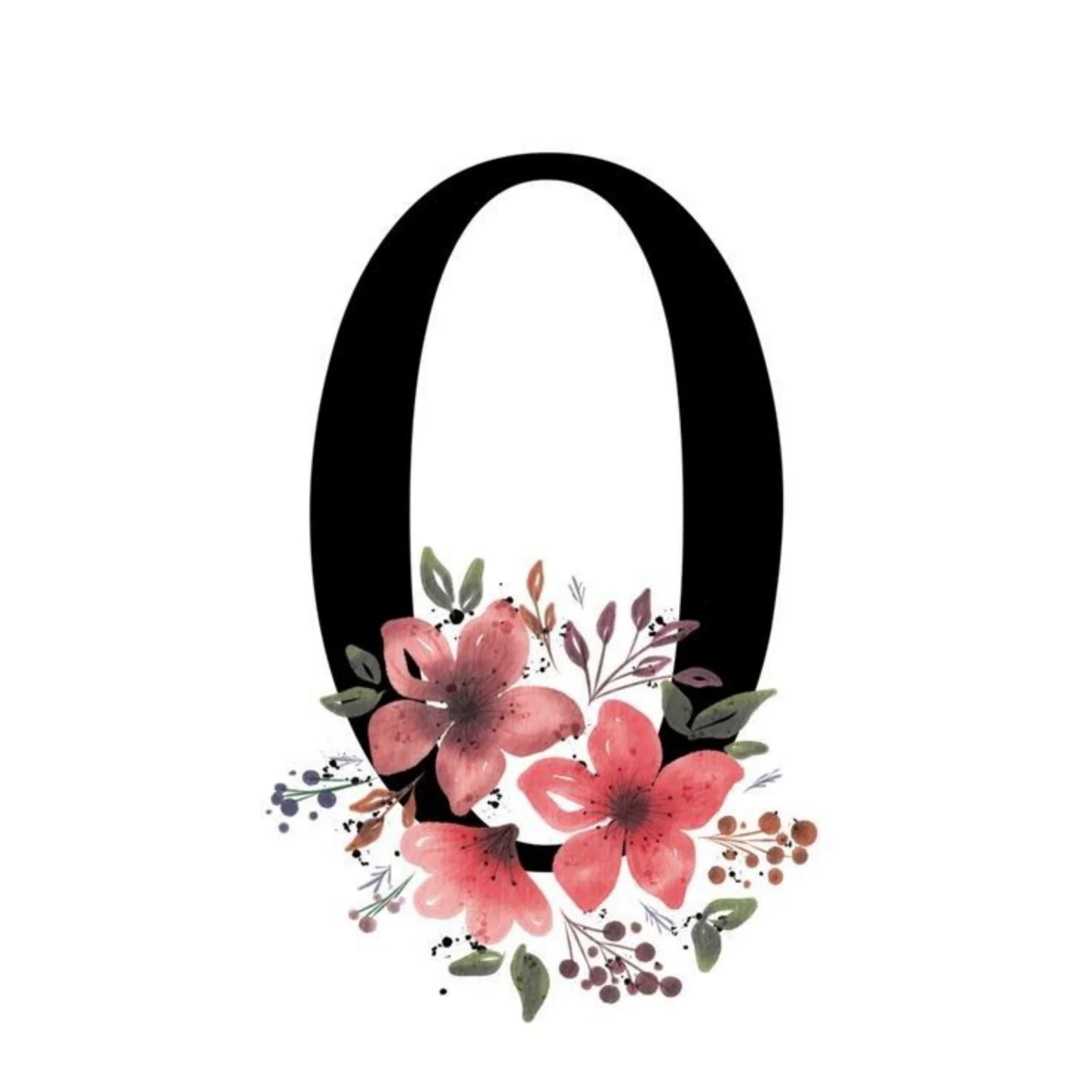 gulli dizayndagi raqamlar