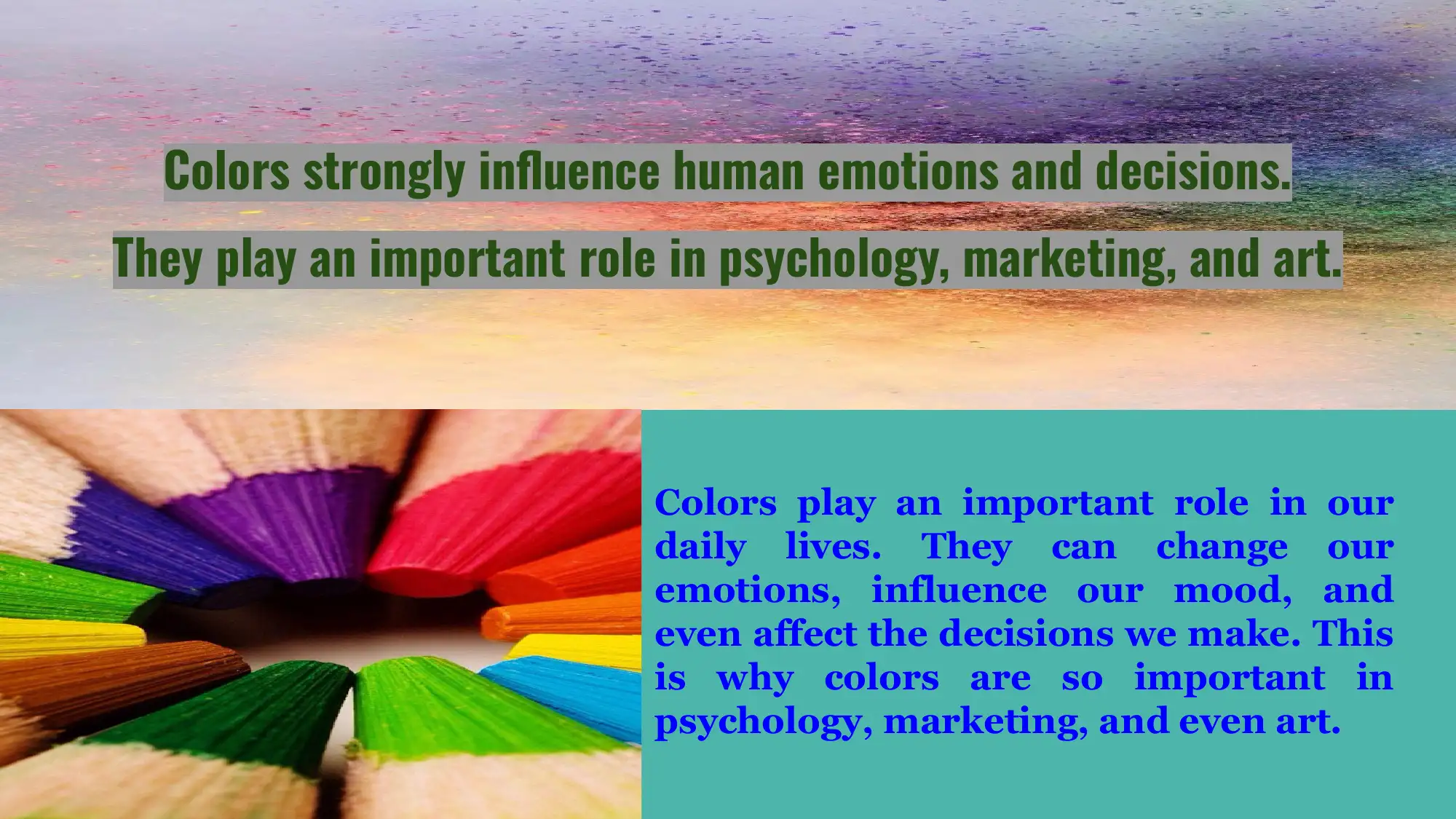 The Psychology of Colors